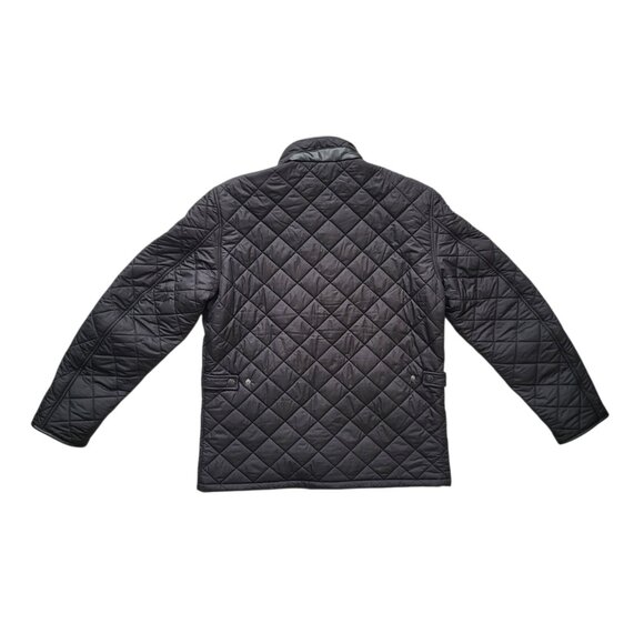 Barbour Powell Quilted Jacket in Black Men's Size Large - Picture 3 of 11